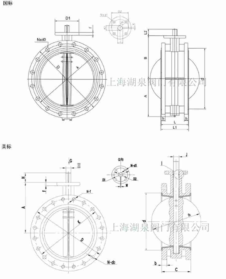 法蘭電動(dòng)蝶閥規格型號