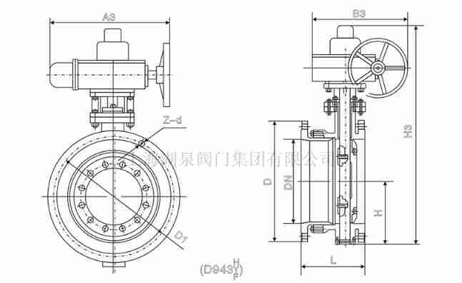 防爆電動(dòng)蝶閥生產(chǎn)廠(chǎng)家MD943H-16C dn400