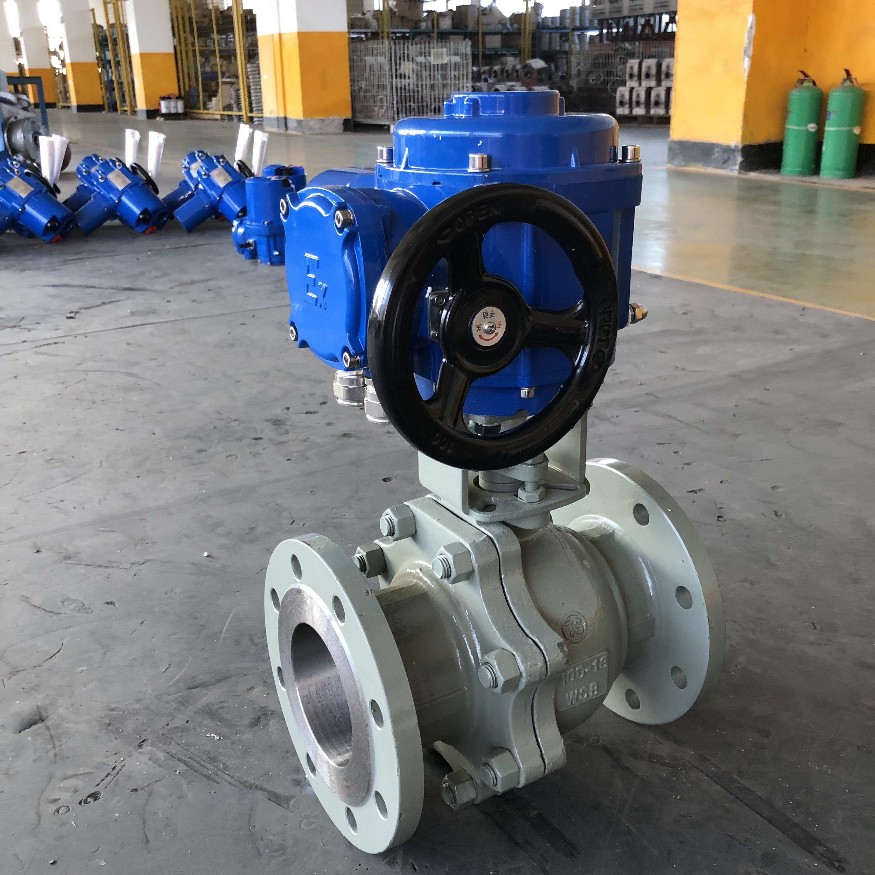電動(dòng)防爆球閥Q941F-16p  dn100（品牌廠(chǎng)家）