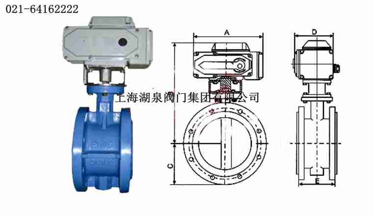 d941X-16c電動(dòng)蝶閥的型號意義及結構詳細圖解