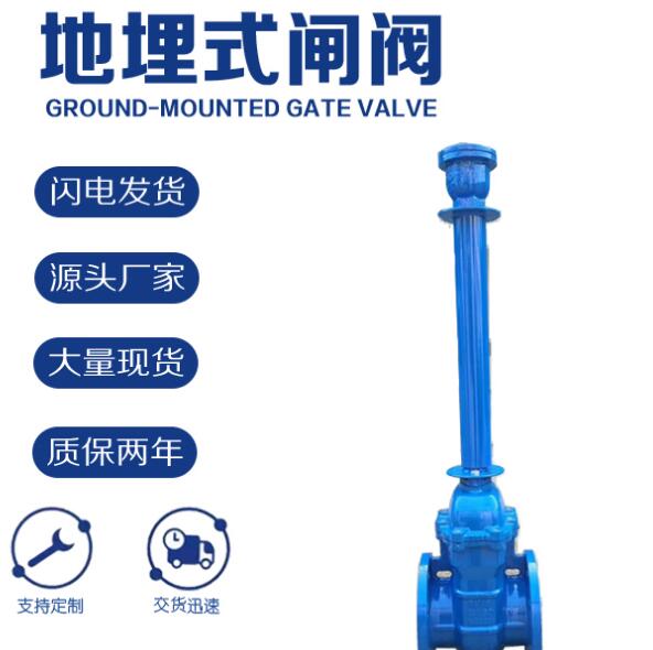 地埋加長(cháng)桿彈性座封閘閥