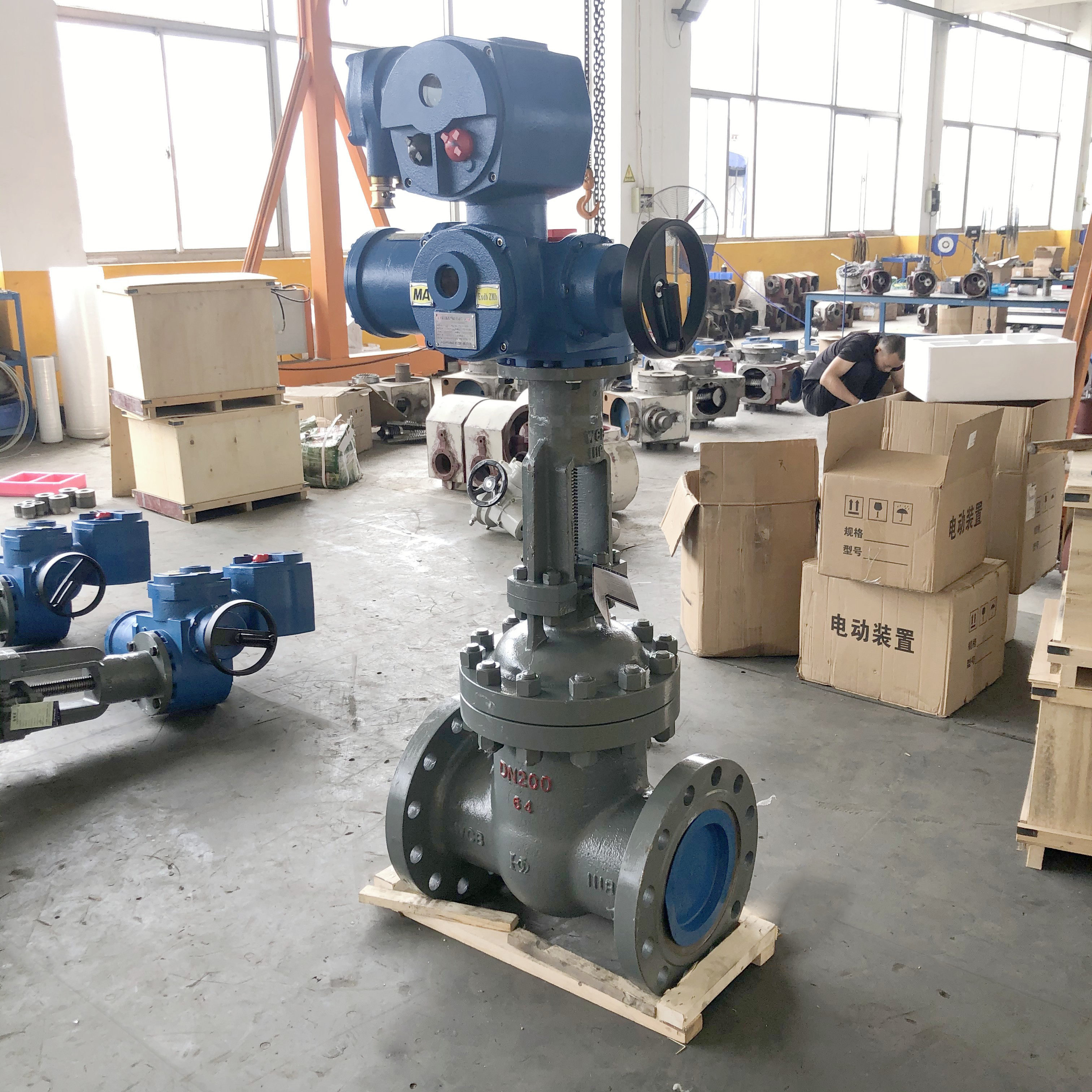 MZ941H-64C DN200調節型4-20mA礦用隔爆型電動(dòng)閘閥